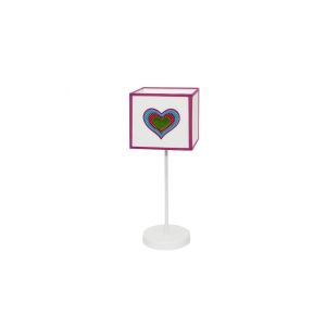 Amor table lamp 1xe14 textile white