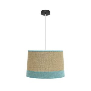 CoLGante tietar 1xE27 saco/turquesa regx40x40 cm