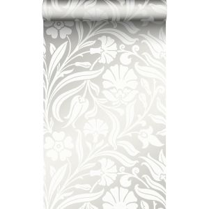 Origin papel pintado flores blanquecino 53 cm x 10.05 m