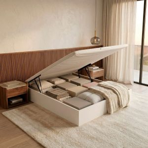 Canapé 120x190cm royal sleep space bed blanco montaje incluido