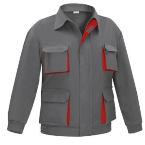Cazadora multibolsillo bicolor talla 48 ropa bicolor gris rojo
