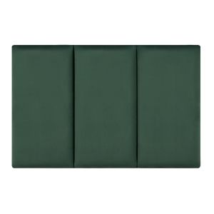 Set de 3 paneles de pared carpino terciopelo 60x30cm - verde [neu.haus]