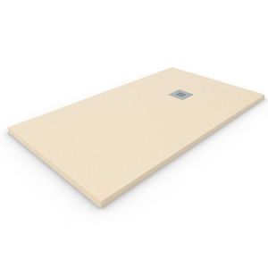 Plato de ducha resina extraplano. Crema ral: 1015 75x180cm