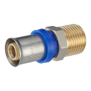 X6 racores multicapa a prensar multiperfiles ø20 - macho 1/2'