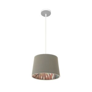 CoLGante 30d tunez 1xE27 blanco/topo-estampado