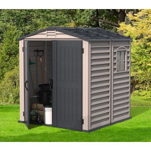 CASETA COBERTIZO PVC JARDIN STOREMATE PLUS 6X6 DURAMAX