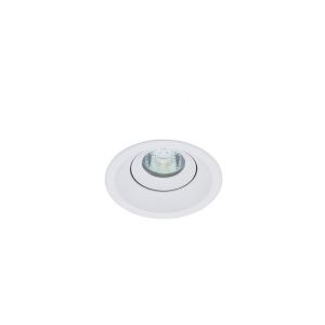 Aro empotrable basculante redondo 105mm blanco