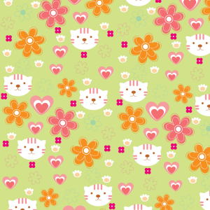 Papel pintado infantil gatos 60cm por 250cm