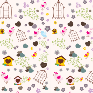 Papel pintado infantil aves 60cm por 250cm