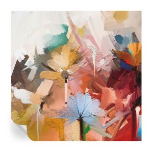 Murales autoadhesivos abstracto floral 250x250 tulup