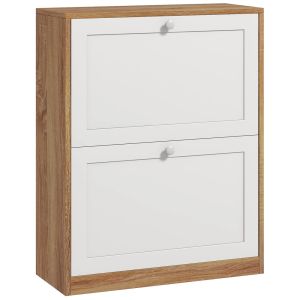 Zapatero estrecho 60x24.5x75.5 cm bicolor Homcom