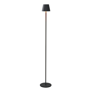 Nettlife lámpara de pie negra LED 125x11