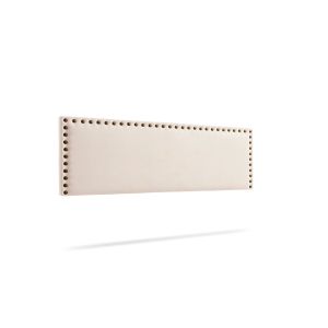 Cabecero tapizado modena acualine 160x55x8 cm - beige - moonia