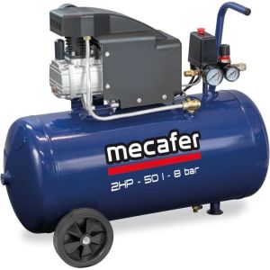Compresor - mecafer - 425794 - azul - 50 l - 2 hp - 8 bar