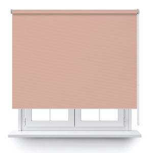 Estor enrollable opaco melocoton 240x150cm.