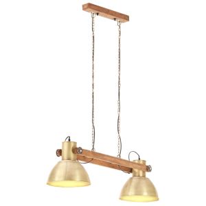 vidaXL lámpara colgante industrial 25 w latón 109 cm E27