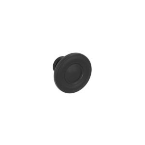 Pomo para muebles en zamac 35 mm de diam negro