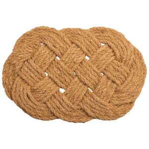 Felpudo de fibra de coco marron 60x40