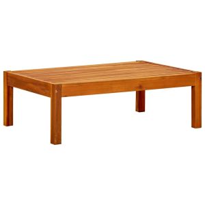 vidaXL mesa de jardín de madera de acacia maciza 85x57x29 cm