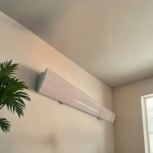 Mpc marbella calentador cerámico infrarrojo blanco 1800w