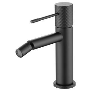 Imex - grifo monomando bidé negro serie génova