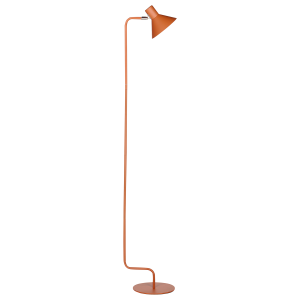 Lámpara de pie rimava ajustable metal naranja