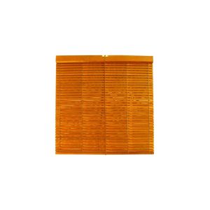 100 x 160 cm | naranja (barnizada) | persiana de madera - jardin202