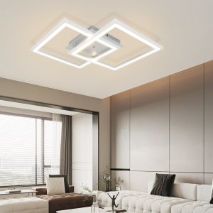 Nettlife luz de techo LED rgb plafon  de dormitorio moderna regulable con