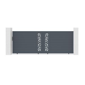 Pack puerta corredera automática 4m sunny a.140cm + motor ranger c300