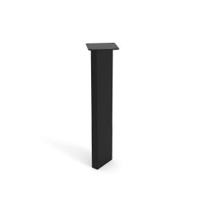 Pata de mesa rei 901 | 115x115x400 mm | negro poro | acero
