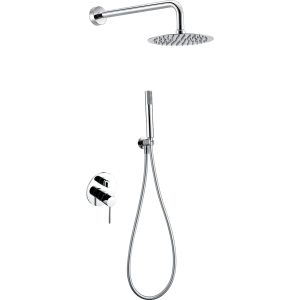 Imex - columna ducha empotrada con grifo cromado