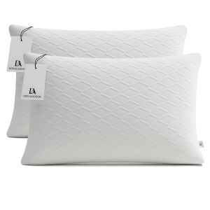 Pack 2 almohadas núcleo 100% viscoelástica 70cm don algodón