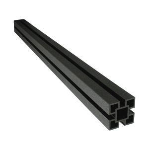 Postes en aluminio para vallas de composite y perfil de acabado