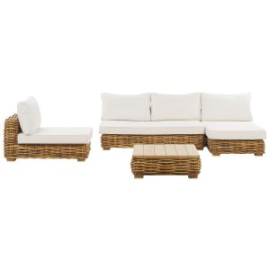 Conjunto de jardín blanco crema varallo