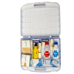 FERRETELIX® Botiquín maletín grande primeros dotación 380mm x 338mm x 91mm