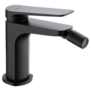 Imex - grifo monomando bidé negro serie nápoles