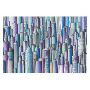 Papel pintado tejido no tejido 312x219 rascacielos de la ciudad tulup