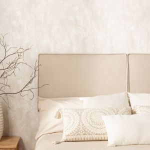 Cabecero tapizado para cama de 135, 150 y 160 color beige ayari