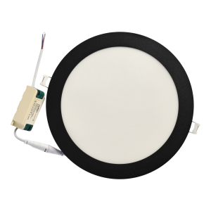 Downlight LED 18w blanco neutro 4200k redondo empotrar marco negro