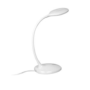 Lámpara de mesa LED de cucharada, blanco