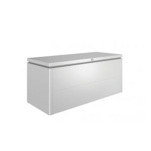 BAUL ARCON METALICO LOUNGEBOX 200 BIOHORT JARDIN PLATA
