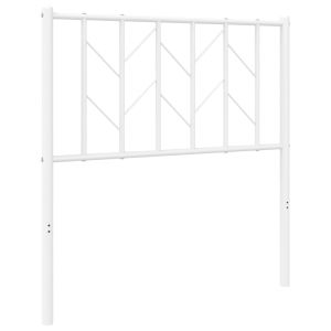 vidaXL cabecero de metal blanco 80 cm