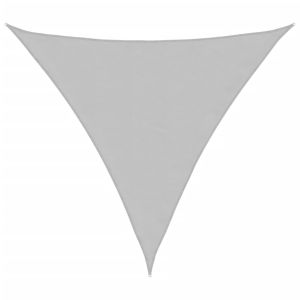 vidaXL toldo de vela poliéster oxford 100% gris claro 3x3x3 m