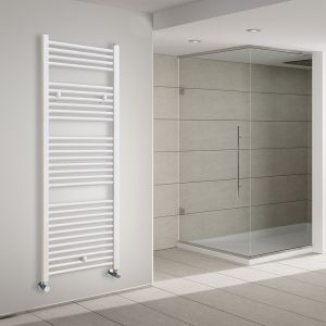 Kibath secatoallas radiador circuito calefac. De 150x50 cm blanco de acero