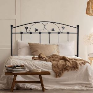 Cabecero de forja manchego, oro para cama de 105 cm