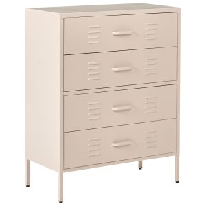 Cómoda enago metal beige