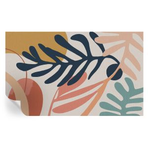Papel pintado autoadhesivo patrones de hojas 416x254 tulup
