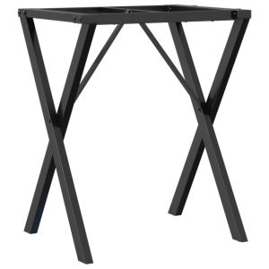 Patas modernas y robustas de acero negro con estructura