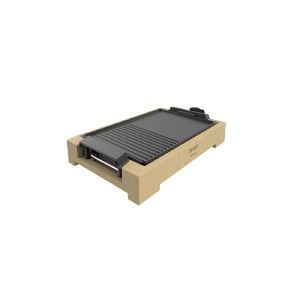 Cecotec plancha eléctrica plancha de cocina tasty&grill 2000 bamboo black