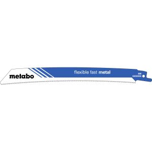 Metabo 5 hojas para sierras de sable "flexible fast metal" 225 x 1,1 mm